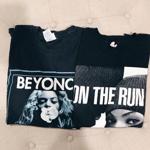 Beyonce Concert Merchandise T-Shirt Bundle